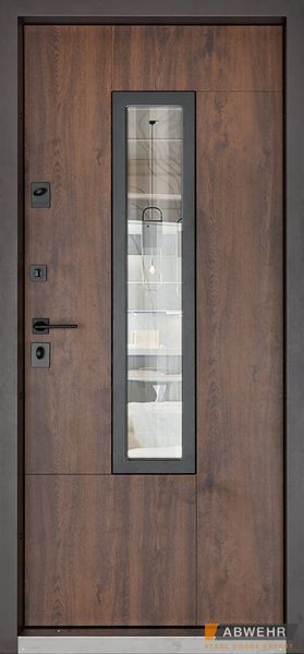 ABWEHR Paradise Glass Bionica2 з терморозривом Mottura Lampre Дуб темний ED157 фото