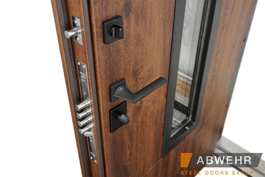 ABWEHR Paradise Glass Bionica2 з терморозривом Mottura Lampre Дуб темний ED157 фото