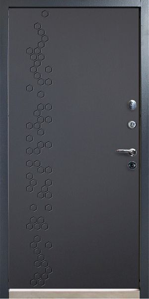 Magda doors ОРНАМЕНТ тип 4.0.1+терморозрив сірий/антрацит ED114 фото