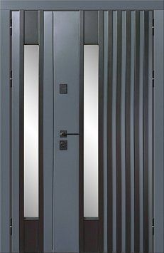 Magda doors 720.1 C_C тип 6.3+терморозрив графіт/крафт білий ED209 фото