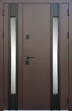 Magda doors 806.1/113 C_C тип 15 коричневий 8019/дуб монако ED210 фото