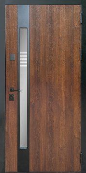 Magda doors 719.1/148 СП4 тип 16 дуб брондзовий/біла емаль ED112 фото