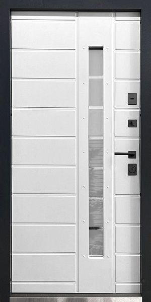 Magda doors 814.1/148 СП1 тип 15 RAL7024/біле дерево ED115 фото
