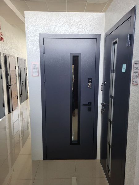 Magda doors 814.1/148 СП1 тип 15 RAL7024/біле дерево ED115 фото