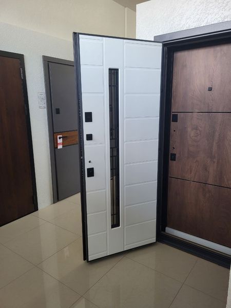 Magda doors 814.1/148 СП1 тип 15 RAL7024/біле дерево ED115 фото