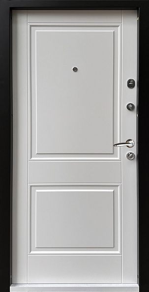 Magda doors 338.5/344тип 3.3 софтач елегантно сірий/біла емаль  ED137 фото